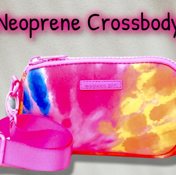 Madden Girl Neoprene Camera Tech Crossbody Case NWT - Picture 5 of 11